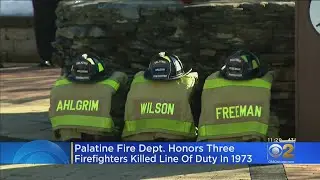 Palatine Fire Department Honors Three Firefighters Killed In Line Of Duty In 1973