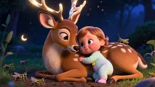 Deer in Valley Running 🦌🏞️ | Fun Learning for Kids | Animal Adventure and Nature Video