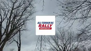 RC rally snow rip in the driveway
