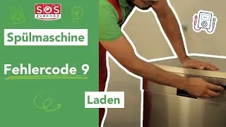 Was ist zu tun, wenn eine LADEN Sp&uuml;lmaschine den Fehlercode 9 anzeigt?