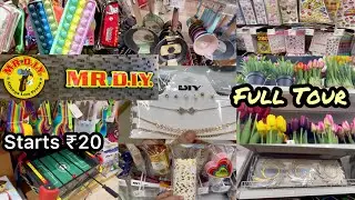 Mr. DIY Full Store Tour | Mr. DIY Store In Mumbai | Starts Only ₹20😍 | Mr. DIY Shopping Haul 🛍️