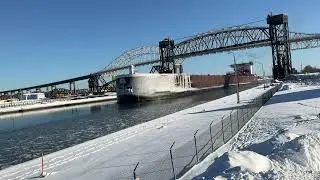 Burns Harbor never salutes but caught it today 12/14/25