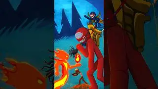 Giant Kai Rider vs Lava Boss | Stick War Legacy #stickwar3 #short
