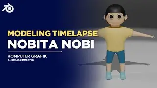 Membuat Nobita di Blender