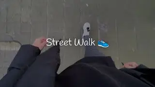 ASMR 1hr Street Walk 👟😴 | Real life close up footsteps audio (no ads, no talking)