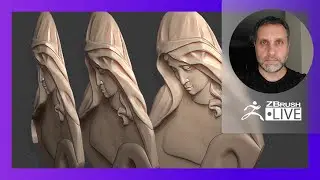 Sculpting Organic Jewelry Designs with ZBrush 2022: Tombstone Relief - Nacho Riesco Gostanza