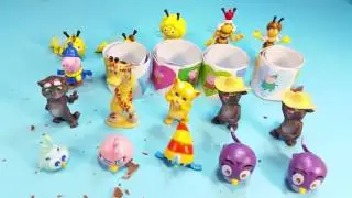 Learning Numbers from 1 to 20 with Chupa Chups Surprise Eggs Maya the Bee Talking Tom & Fr