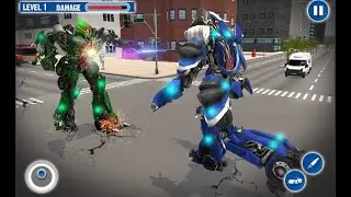 Flying Car Robot Transformation Part-1 | New Rescue City Car Robot Android GamePlay | By Game Crazy
