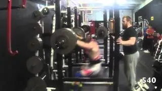 John Haack: 650 Deadlift and 585 Squat