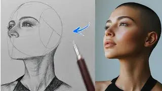 The Loomis Method Key: Draw Perfect Faces Every Time !