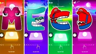 Alphabet Lore - M 🆚 E 🆚 Alphabet Lore Super Mario - C 🆚 D. 🎶 Who Is Best?🎵 Tell We? 😍