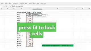 How to use RANK EQ formula in Excel