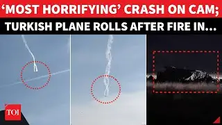 Flying Fireball: Turkish Air Force Jet Catches Fire, Flips And Dramatically Crashes In Georgia