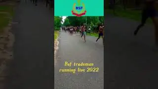 #BSF tradesman running live 2022 #crpf