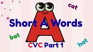 Short Vowel -a  | #cvcwords #learntoread #phonics #readingpractice