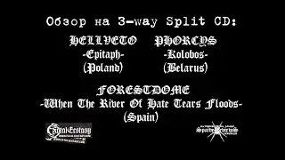 Spaidereviews #16 - 10.12.2020 Обзор на Split CD HELLVETO PHORCYS FORESTDOME