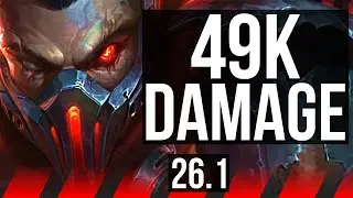 SINGED vs NASUS (TOP) | 49K damage | KR Master | 26.1