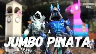 Fortnite Jumbo Loot Pinata w/ Ice King & Frozen Raven 4'' Jazwares Action Figure Toy Review!