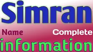 Simran Name Meaning | Simran Name Full Details | Simran Naam Ki Rashi | The Secret of Name