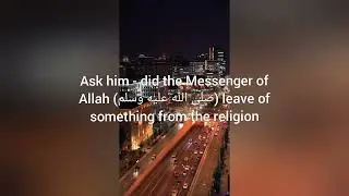 IMPORTANT! a very easy way to refute bidah. #islam #dawah #salafi #bidah