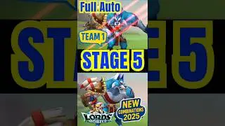 Команда 1, этап 5, Lords Mobile Limited Challenge 2025 | Полный автоматический гайд по Fenrir | Л...