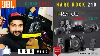 Infinity (JBL) Hardrock 210 Deep Bass 2.1 Channel Multimedia Speaker (UNBOXING & SOUND CHECK)