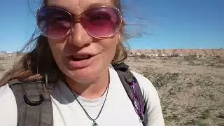 Mushie the BullDog chasing a RC Car, Smurf House Brawley, and other Slab City content January 2026