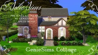 The Sims 4 Speed Build// A Collaboration w/ GenieSims// GenieSims Cottage