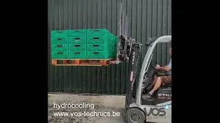 Hydrocooling pallet &ndash; cherry