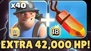42,000 EXTRA HP?! MASS MINERS Are UNSTOPPABLE! | Clash of Clans
