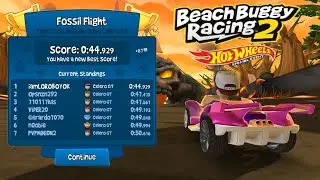 0:44.929 - Fossil Flight🌋 Time Trial⏱️ Twinduction Custom Kit🚗 - 100💎🥇🏆 #beachbuggyracing2 #bbr2 