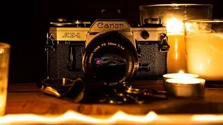 LOW LIGHT Product Photography with ONLY Candle Light | An Amateur explains