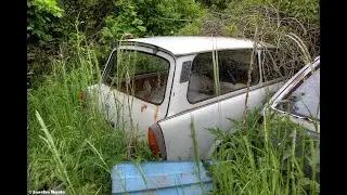 Abandoned cars (The small car graveyard) Germany May 2023 (urbex lost places Duitsland auto rusty)