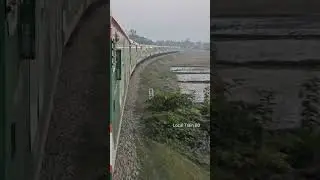 Dancing train in curve. #railway #train #shorts