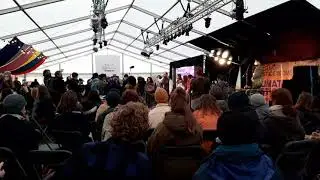 Opening ceremony COP26 Glasgow, Green Zone. The era of injustice is over.(5)