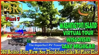Exploring Door County Washington Island Wisconsin's South Side | Part 7 Solo RVing SE 100