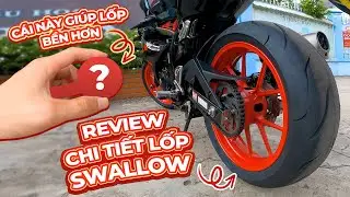 REVIEW CHI TIẾT cặp lốp mới SWALLOW cho SU và DỤNG CỤ HỖ TRỢ CHO LỐP XE