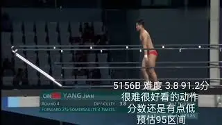 2022 Tokyo Olympic finals｜杨健 Yang Jian 6cut
