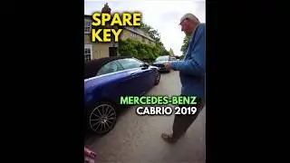 🚗Mercedes-benz Cabrio 2019 - Spare Key🔒  #mercedesbenz #carkeyssolutions #london #shortsvideo