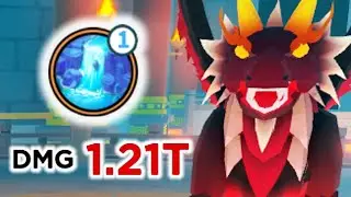 getting a legendary spell from the boss chest | weapon fighting simulator
