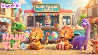 🌈🚚 ¡Camión Mágico Arcoíris! 🦖🎶 | Canciones infantiles y dibujos para bebés | Nana en español