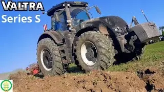 Valtra series S ***Black Beauty*** plowing!!!