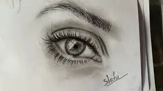 Eye simple drawing ✍️ | #newvideo #eye #pencildrawing 