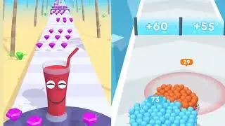 Juice Run vs count master 😱 last level 😲 max score 19999999 completed 