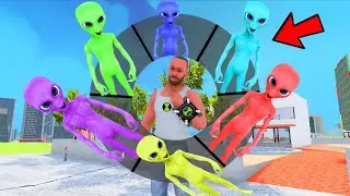 Playing As A Every CARTOON AVENGERS SUPERHERO ALIEN in INDIAN BIKE DRIVING 3D #9