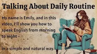 Talk About Daily Routine in English || Graded Reader || Learn English With Podcast || A2 Beginner ✅️
