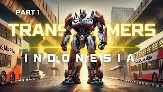 TRANSFORMERS INDONESIA ! Ketika AI Mengubah Kendaraan di Indonesia Jadi Robot Transformers | PART 1