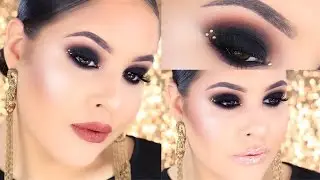 Classic Black Smokey Eye Makeup Tutorial | New Year's Eve Glam | Nelly Toledo