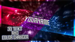 EPIC 3D TEXT STAR BANNER W/ Color Changer || Photoshop 2020