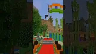 Celebrating republic day in minecraft || Happy Republic day to all my fam ... #minecraft #shorts